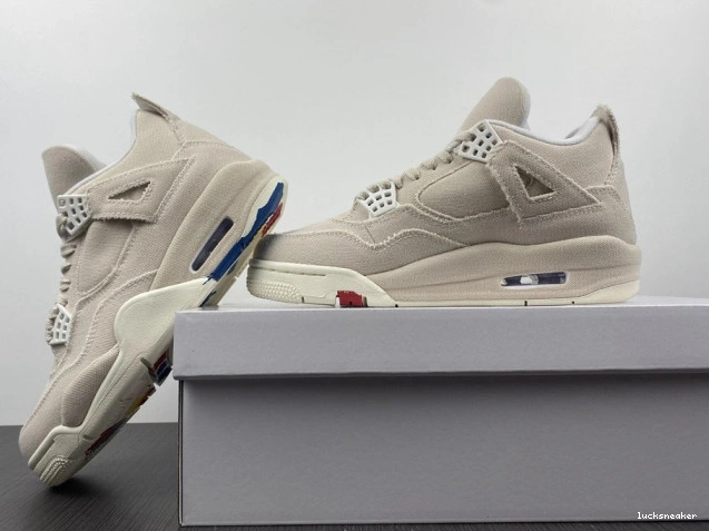 Rep LUCY 4 Retro DQ4909-100 Jordan Canvas (W) Blank 0718